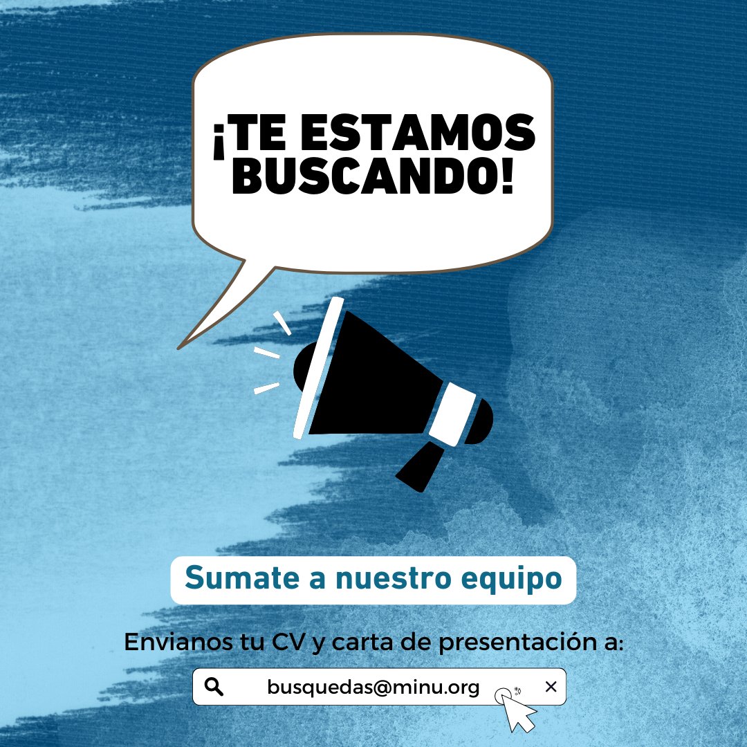 asociacionminu's tweet photo. ➡️¡Trabajá con nosotros! Si te interesan las temáticas sociales y las juventudes, estas propuestas son para vos:

📌Prom. de Derechos: https://t.co/FHh6GXrRJu
📌Asistente Vial: https://t.co/vmBR0XTMKY
📌Capacitador Vial: https://t.co/IsCg3jd30U

#Empleo #Trabajo #BolsaDeTrabajo https://t.co/hZNTgSdqwm