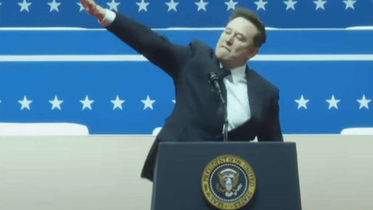 Impolitics's tweet image. He can support Nazis.
He can turn Twitter into a lynch mob of racists, anti-Semites, women-haters and homophobes.
He can destroy government agencies needed by anyone who isn&apos;t a billionaire.
He can back candidates as corrupt as he is.

BUT HE CAN&apos;T MAKE US BUY HIS FUCKING CARS.
