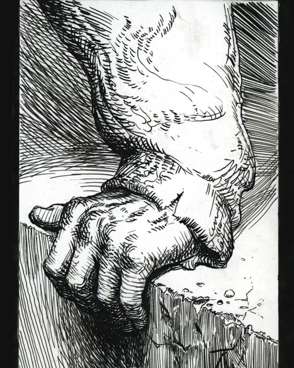 Hand drawing a comic. Page 1 was a major milestone, If I can make one page I can do em all. Got a short story written out for this. Doing everything lofi as the world today is tedpilling me.