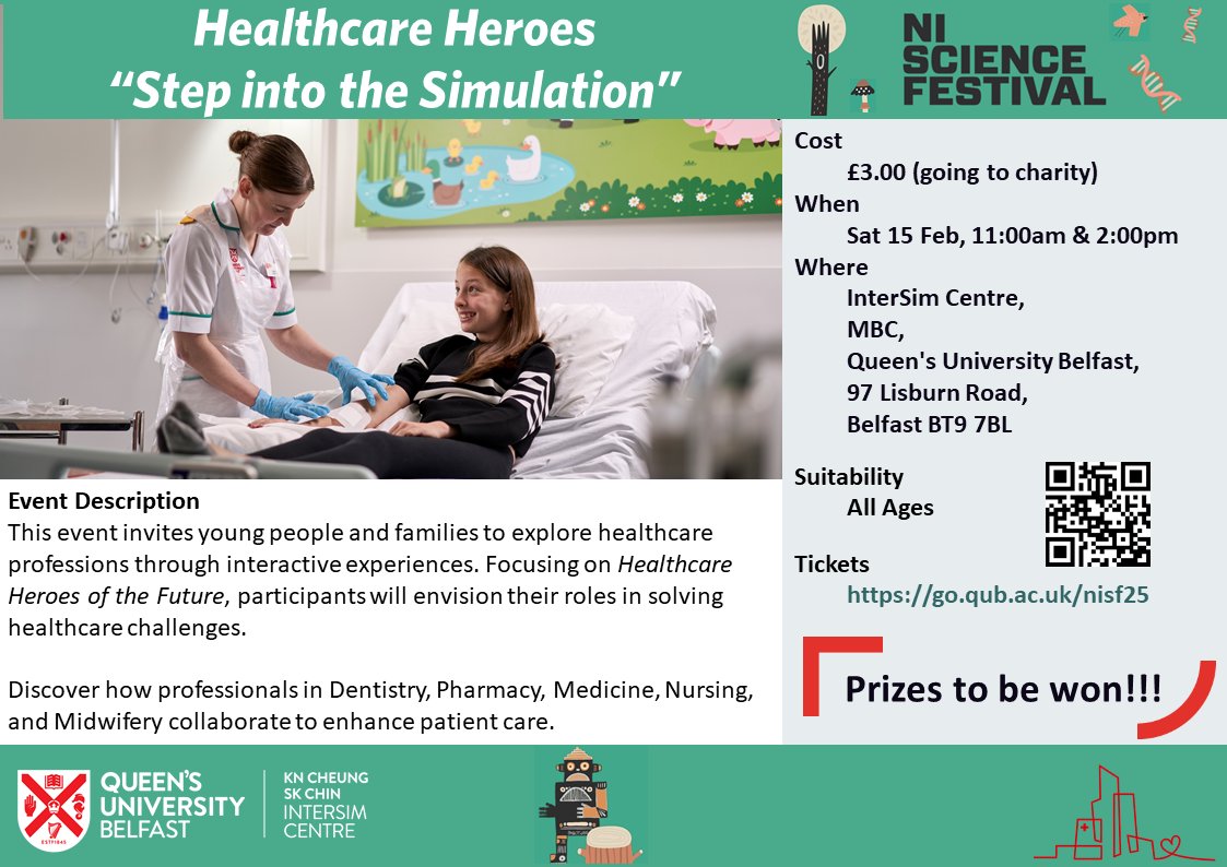 QUB Simulation Centre (@qubintersim) on Twitter photo 📢Fantastic news both our sessions are now SOLD OUT❗️ Extra tickets to be released - watch this space 👀 <a href="/MHLSQUB/">QUB MHLS Faculty</a> <a href="/niscifest/">NI Science Festival</a> <a href="/QUBelfast/">Queen's University Belfast 🎓</a> 📢Fantastic news both our sessions are now SOLD OUT❗️ Extra tickets to be released - watch this space 👀 <a href="/MHLSQUB/">QUB MHLS Faculty</a> <a href="/niscifest/">NI Science Festival</a> <a href="/QUBelfast/">Queen's University Belfast 🎓</a>