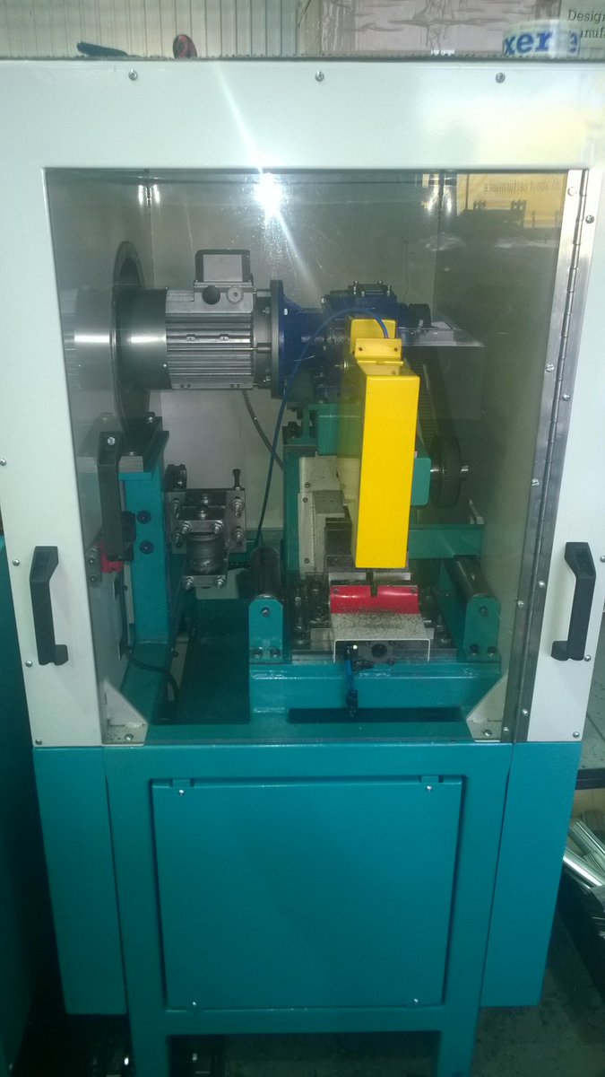 boxer_design's tweet image. Close-up of Damper Blade Line rollformer @boxer_design  We&apos;re here for any Qs on this or any other of our #rollformingmachine E: sales@boxer-design.co.uk #mfg #engineering #sheetmetal #industrialmachinery