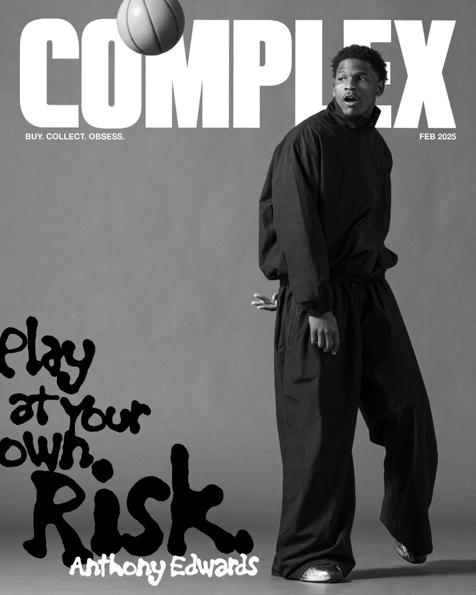 Complex's tweet image. Introducing our new Complex cover star... @theantedwards_  🏀

Read the cover story now: bit.ly/3QduC0u