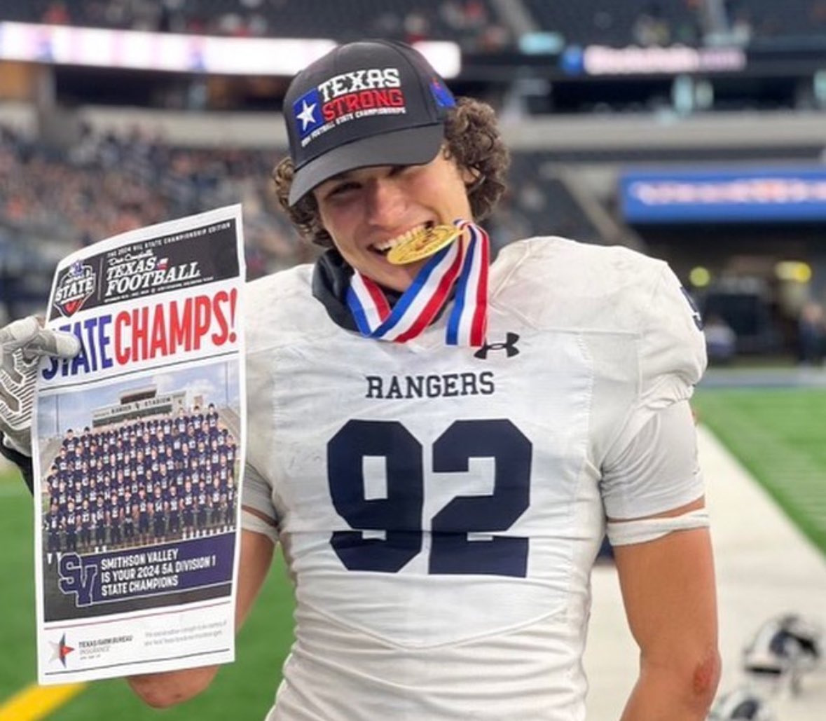 Smithson Valley 3⭐️ EDGE Hudson Woods has locked in several official visits and is scheduling one to #Baylor.

The elite pass rusher has posted 133 tackles, 49 for loss, 27 sacks, and six forced fumbles over the past two seasons. #SicEm 

sicem365.com/players/16349/…