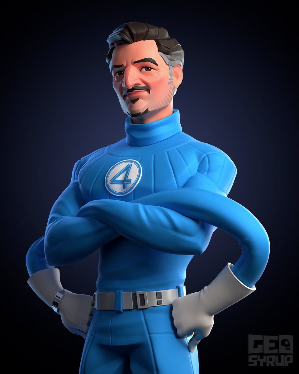 geosyrup3d's tweet image. Reed Richards 4️⃣
#fantastic4 #mcu #pedropascal