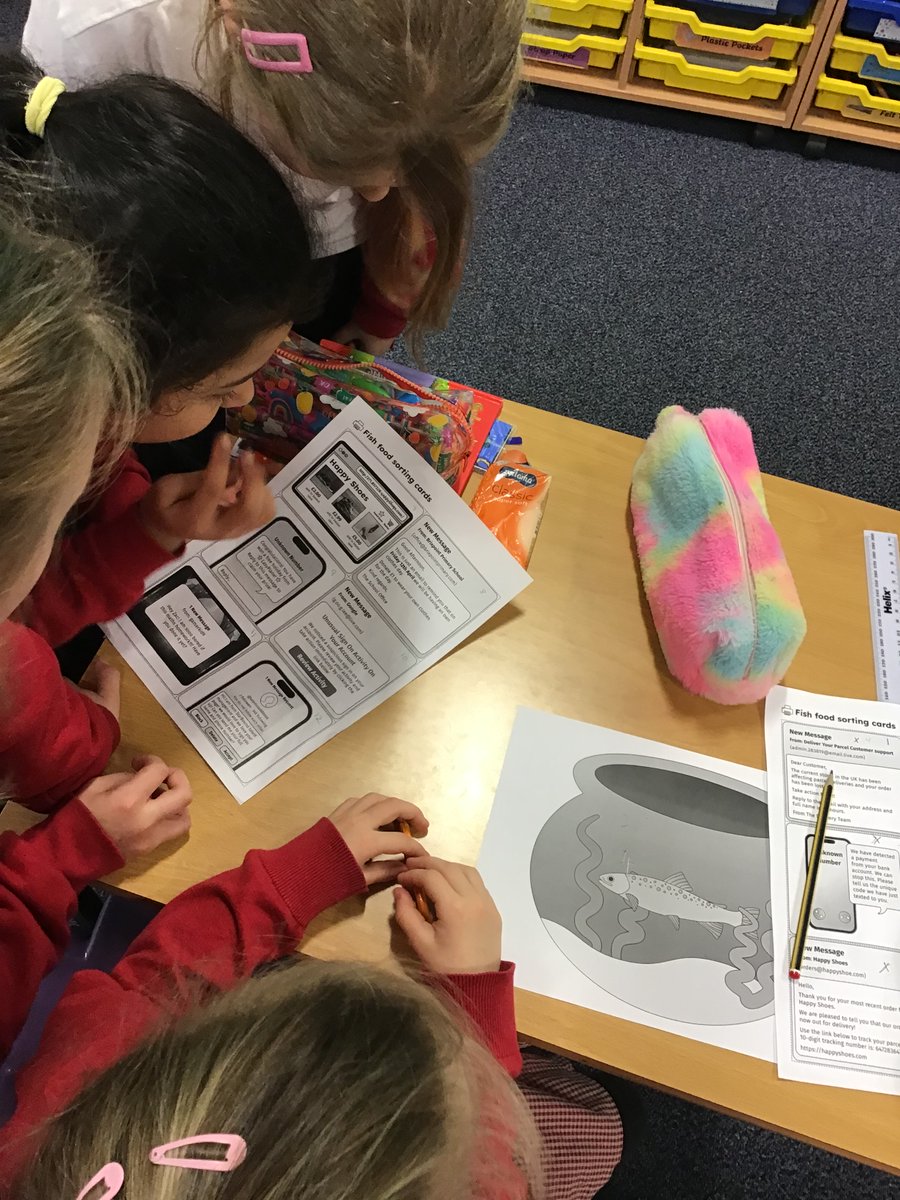 bishoptonprim's tweet image. Year 3 have been successfuly ’phishing’ today, deciding which messages are fake and trying to scam them! #bishoptoncomputing #sid2025