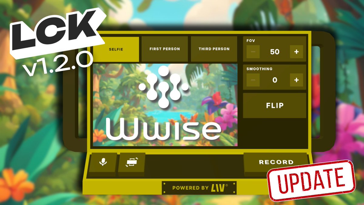 LCK SDK v1.2.0 Released: Major Audio Updates + New Analytics! Adds Meta Interaction SDK and Wwise support, easy plug-and-play upgrade path, and new dashboard metrics for tracking user engagement.
Update required: dashboard.liv.tv/dev 
Upgrade guide: lck-docs.liv.tv/upgrade
