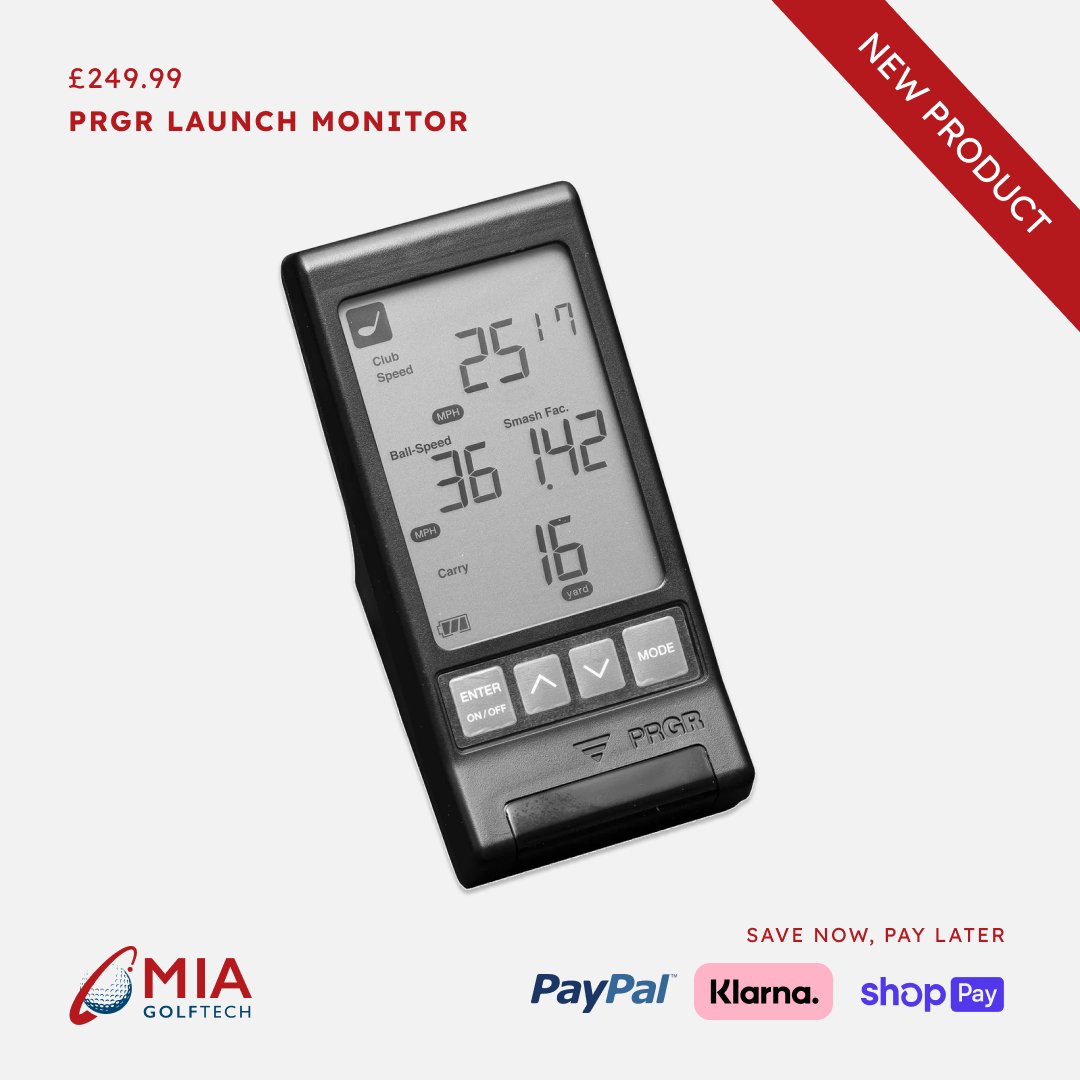 Portable Launch Monitor with Doppler Radar

✅ Superior accuracy

✅ Easy to use

✅ LCD screen

✅ Flight distance display switch button

Check it out below.

miagolftechnology.com/products/prgr-…