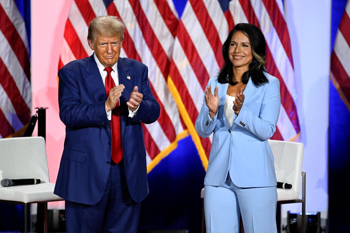 Trump War Room (@trumpwarroom) on Twitter photo WINNING: <a href="/TulsiGabbard/">Tulsi Gabbard ๐บ</a> confirmed as Director of National Intelligence. ๐บ๐ธ WINNING: <a href="/TulsiGabbard/">Tulsi Gabbard ๐บ</a> confirmed as Director of National Intelligence. ๐บ๐ธ