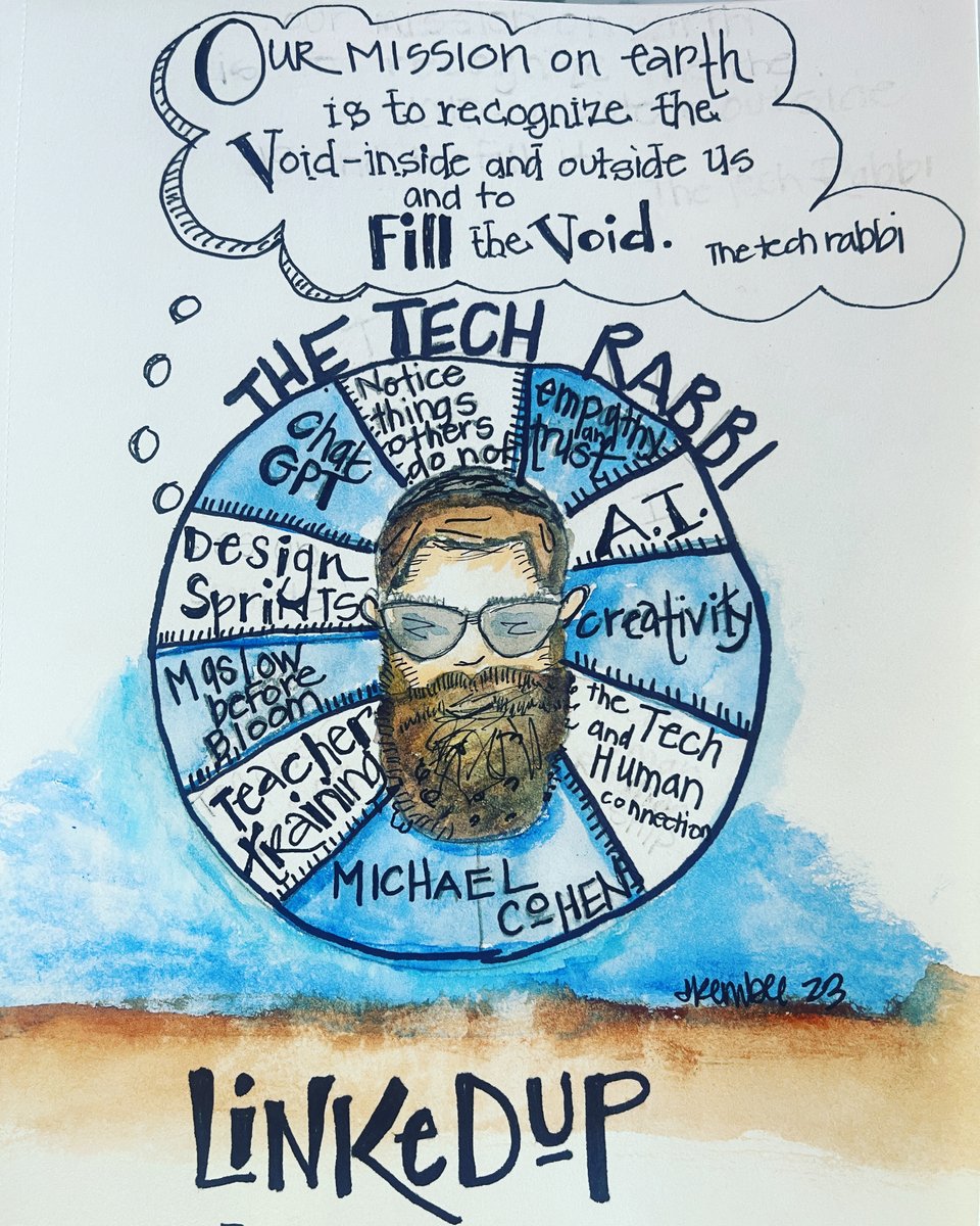 LinkedUp: Breaking Boundaries in Education #ISTE (@linkeduppodcast) on Twitter photo Here is a #TBdrawing from our very own <a href="/techsavvysupt/">Jerri Kemble</a>! Technology leader, author, and educator Michael Cohen joined the podcast this week to discuss accelerating student learning by activating the five senses and how to make learning memorable. youtube.com/watch?v=hw0Tk1… Here is a #TBdrawing from our very own <a href="/techsavvysupt/">Jerri Kemble</a>! Technology leader, author, and educator Michael Cohen joined the podcast this week to discuss accelerating student learning by activating the five senses and how to make learning memorable. youtube.com/watch?v=hw0Tk1…