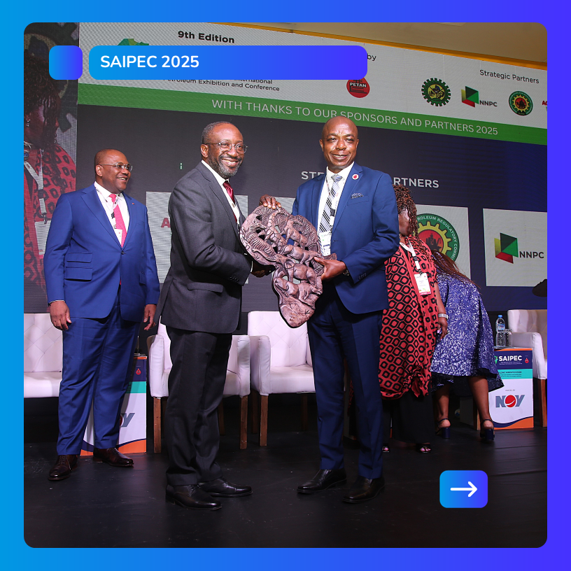 TotalEnergies @ SAIPEC 2025.
Victor Bandele, DMD, Deepwater Assets and other company executives sharing perspectives on Driving Africa’s Energy at a session of the Sub-Saharan Africa International Petroleum Exhibition and Conference held on Tuesday, February 11, 2025.