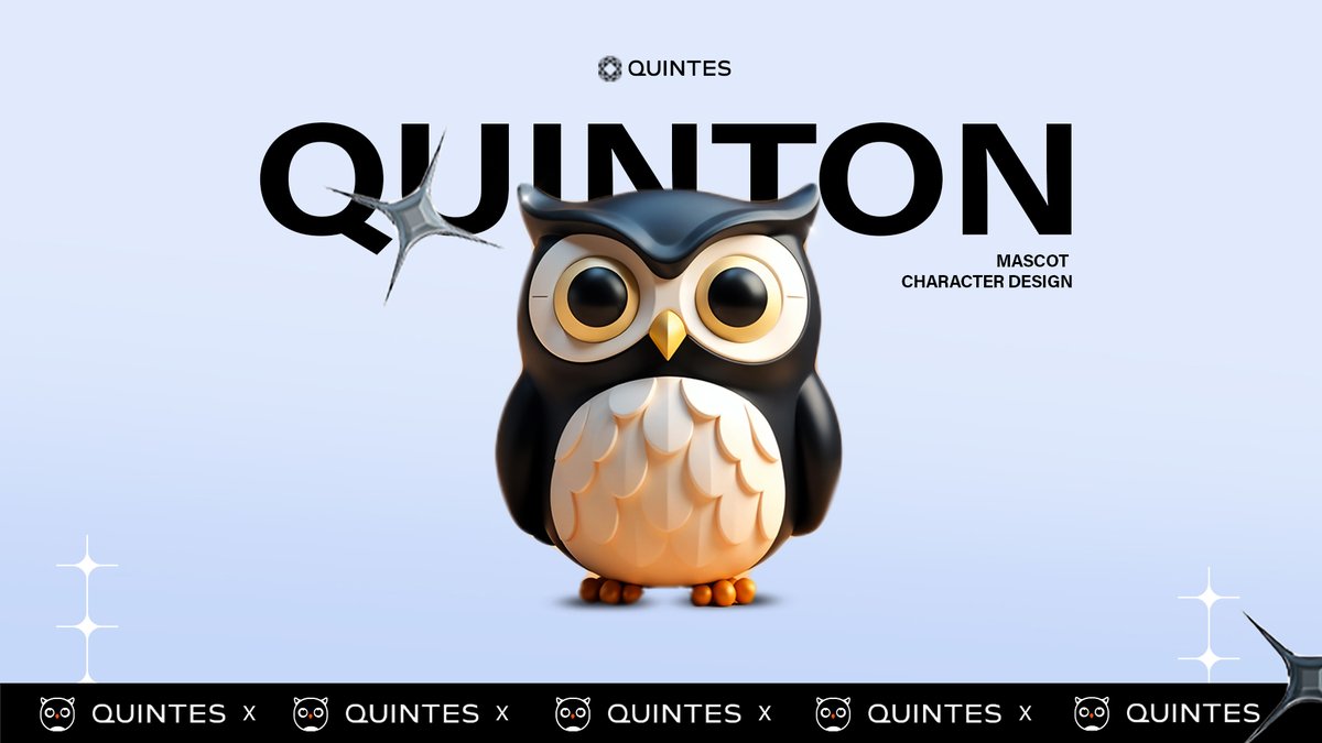 Hello from Quinton! 👋

Quinton is <a href="/Quintesorg/">Quintes</a>'s  lovable mascot 🦉

We're going to give you updates on his development from idea to real life 🤩

A big shout out to our in-house graphics guru @Brendonoleghe 🙏🏽

This is the first edition, so keep an eye out on his evolution 🤍