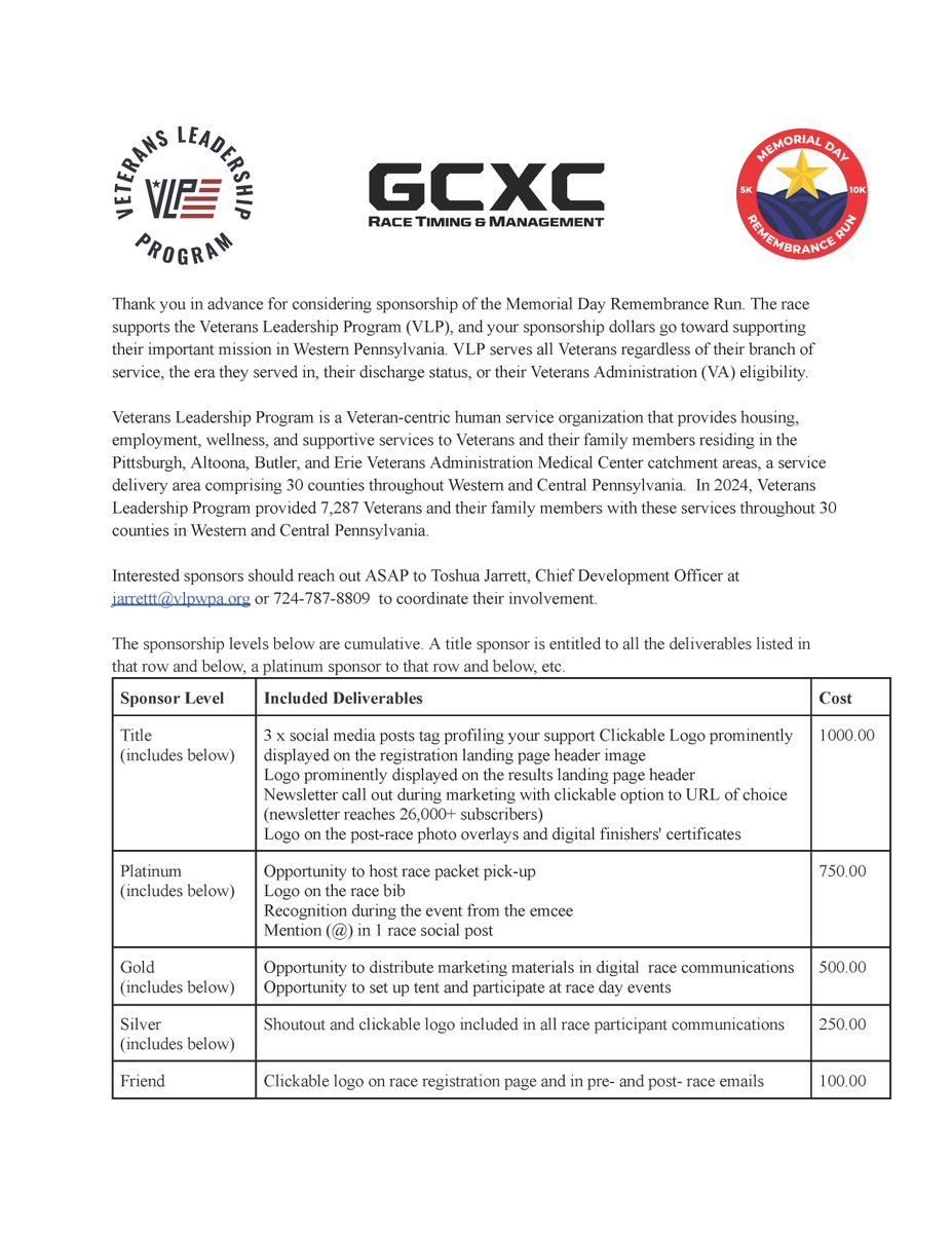 Veterans Leadership Program tweet media