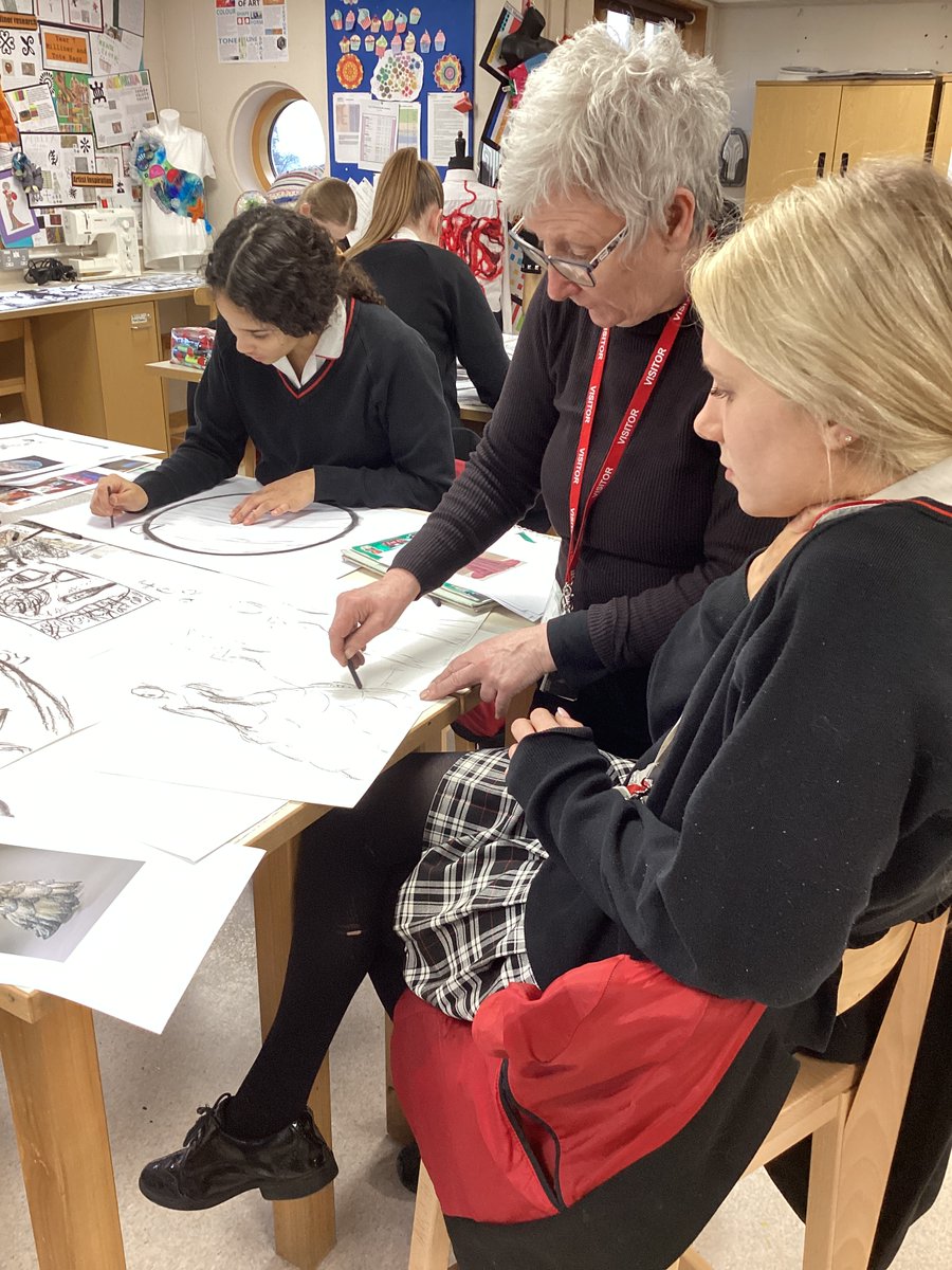 PipersSenior's tweet image. Students also developed their charcoal skills, creating a piece inspired by their chosen exam theme. #PipersTextiles #PipersYear11 #PipersInspire