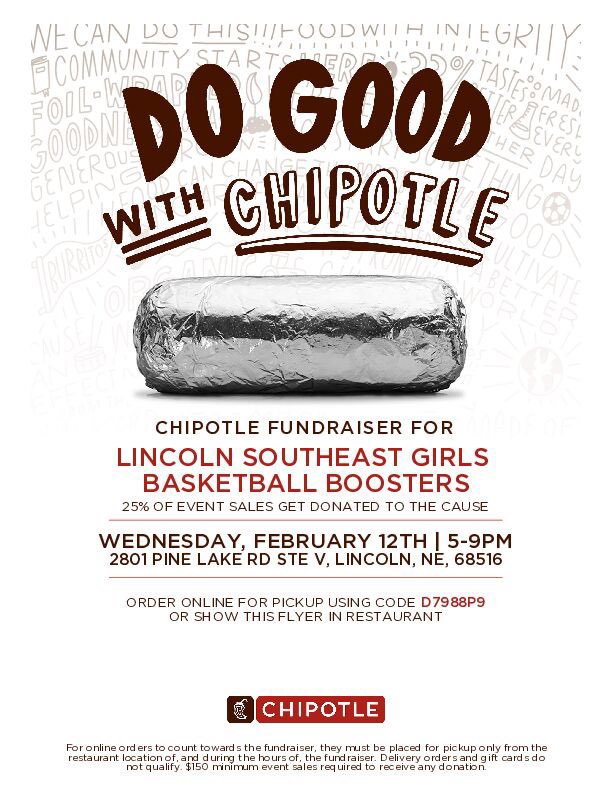 Tonight’s dinner plans ✅

Help support the Knights by eating at Chipotle tonight!