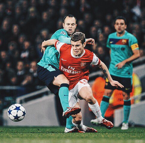 Footballtweet's tweet image. 📅 On this day, exactly 14 years ago, a teenage Jack Wilshere put in a MOTM display in Arsenal's 2-1 win over Barcelona. 

The 19-year old had Xavi, Busquets and Iniesta on toast as he glided over the Emirates pitch that night. 🥶