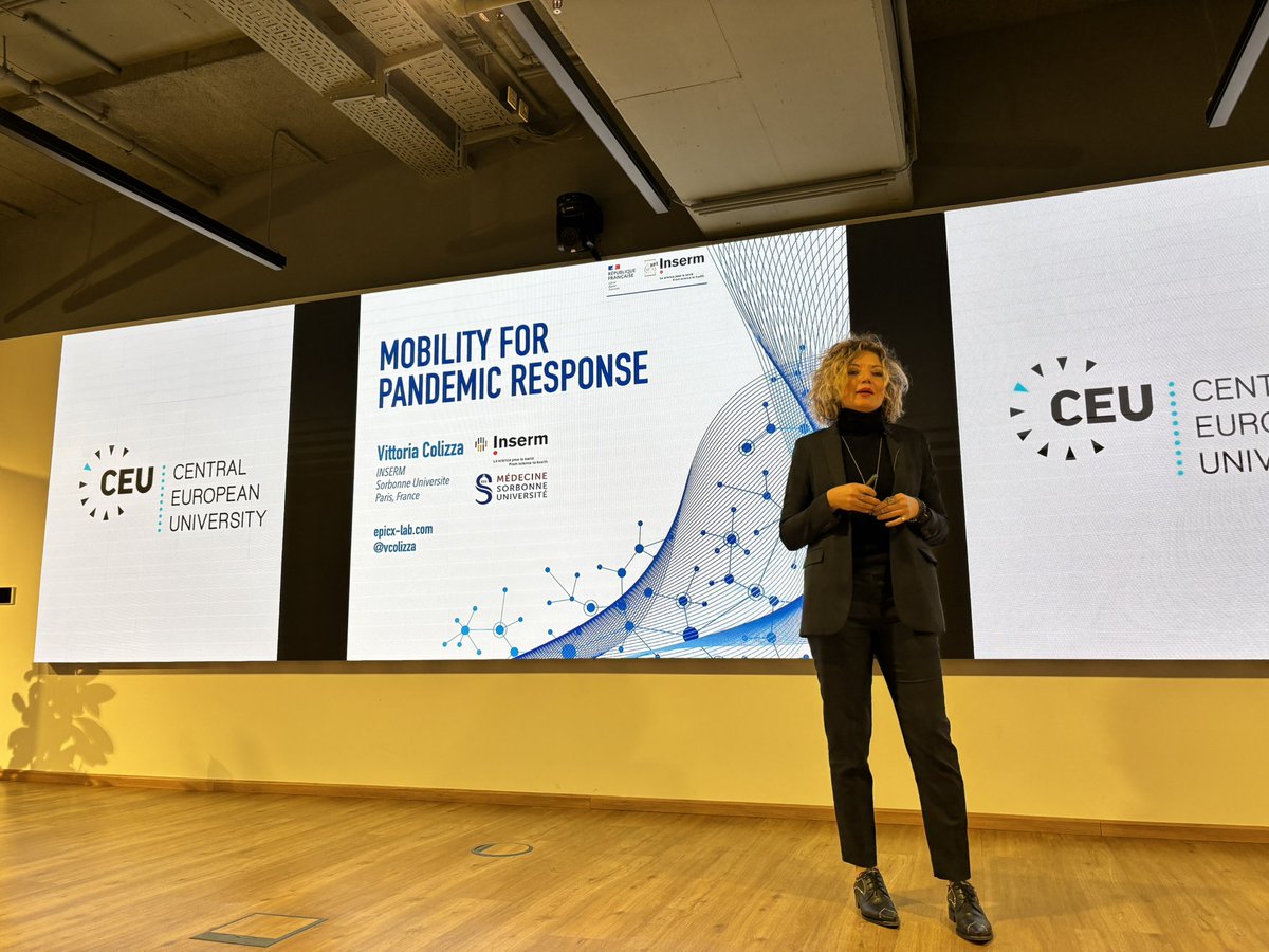 Marton Karsai (@martonkarsai) on Twitter photo Our special lecturer tonight <a href="/dnds_ceu/">CEU Department of Network & Data Science</a> <a href="/ceu/">Central European University</a> is Dr. Vittoria Colizza talking about Mobility for Pandemic Responses. Our special lecturer tonight <a href="/dnds_ceu/">CEU Department of Network & Data Science</a> <a href="/ceu/">Central European University</a> is Dr. Vittoria Colizza talking about Mobility for Pandemic Responses.