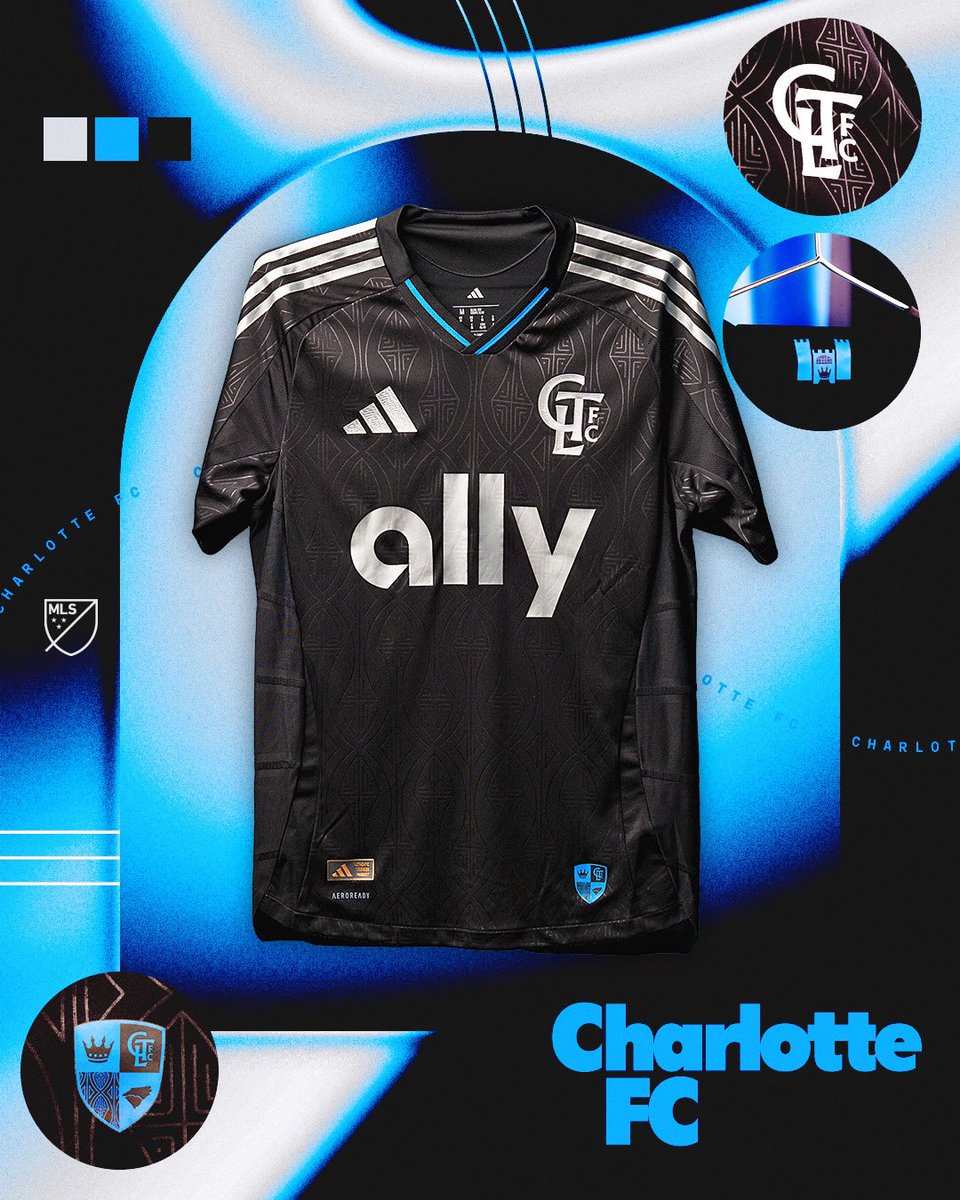 MLS's tweet photo. For the crown. For the Queen City. 👑

@CharlotteFC just dropped “The Fortress” kit: https://t.co/uVLbKd6GBI https://t.co/FfUQiK8aE2