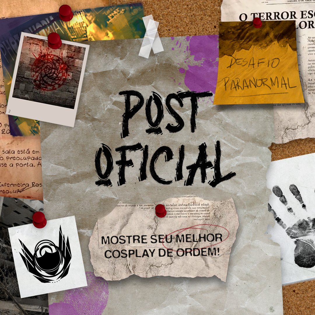 jamboeditora's tweet image. 🩸 👻 Começou o #DesafioParanormal ! Participe e concorra a uma chave para o jogo Enigma do Medo, além de um vale compra de 250 reais em nosso site e brindes colecionáveis!

Como participar:
📌Reposte ESTE TWEET com uma ou mais imagens do seu cosplay baseado em #OrdemParanormal.…