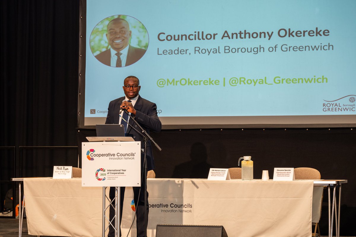 Cllr Anthony Okereke (@mrokereke) on Twitter photo At the <a href="/CoopInnovation/">Cooperative Councilsā Innovation Network</a> conference, Iām proud to launch āTogether for Greenwich: Co-operation for the Futureā ā our new Co-op Commission report.
This is the first of its kind. A bold step in applying co-operative values to real, practical challenges in Greenwich. š”ā”š At the <a href="/CoopInnovation/">Cooperative Councilsā Innovation Network</a> conference, Iām proud to launch āTogether for Greenwich: Co-operation for the Futureā ā our new Co-op Commission report.
This is the first of its kind. A bold step in applying co-operative values to real, practical challenges in Greenwich. š”ā”š