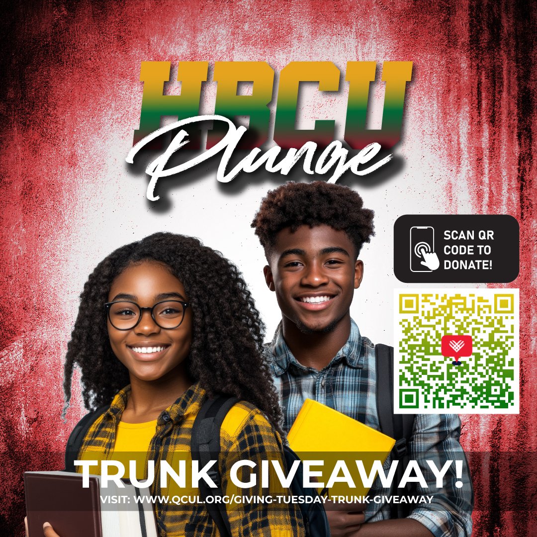 QCUL's tweet photo. 🎓 Help Two College Freshmen Begin Their Journey! 🎓

We are gathering donations to create College Starter Trunks for two amazing students starting their first year of college! 🏫✨

💙 For more details, visit: https://t.co/GtGXw7gZPU

#HBCUPlunge #CollegeBound https://t.co/hxVQiXqrOM