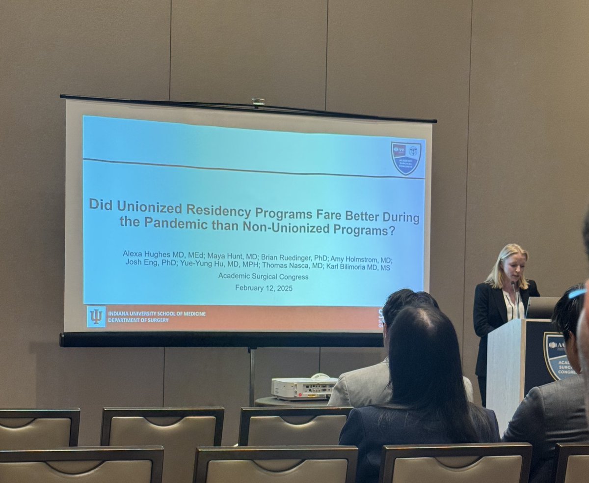Samantha Tarras (@samtarras) on Twitter photo Another great IU presentation! <a href="/IU_Surgery/">Indiana Surgery -Indiana Univ School of Medicine</a> #ASC2025 Another great IU presentation! <a href="/IU_Surgery/">Indiana Surgery -Indiana Univ School of Medicine</a> #ASC2025