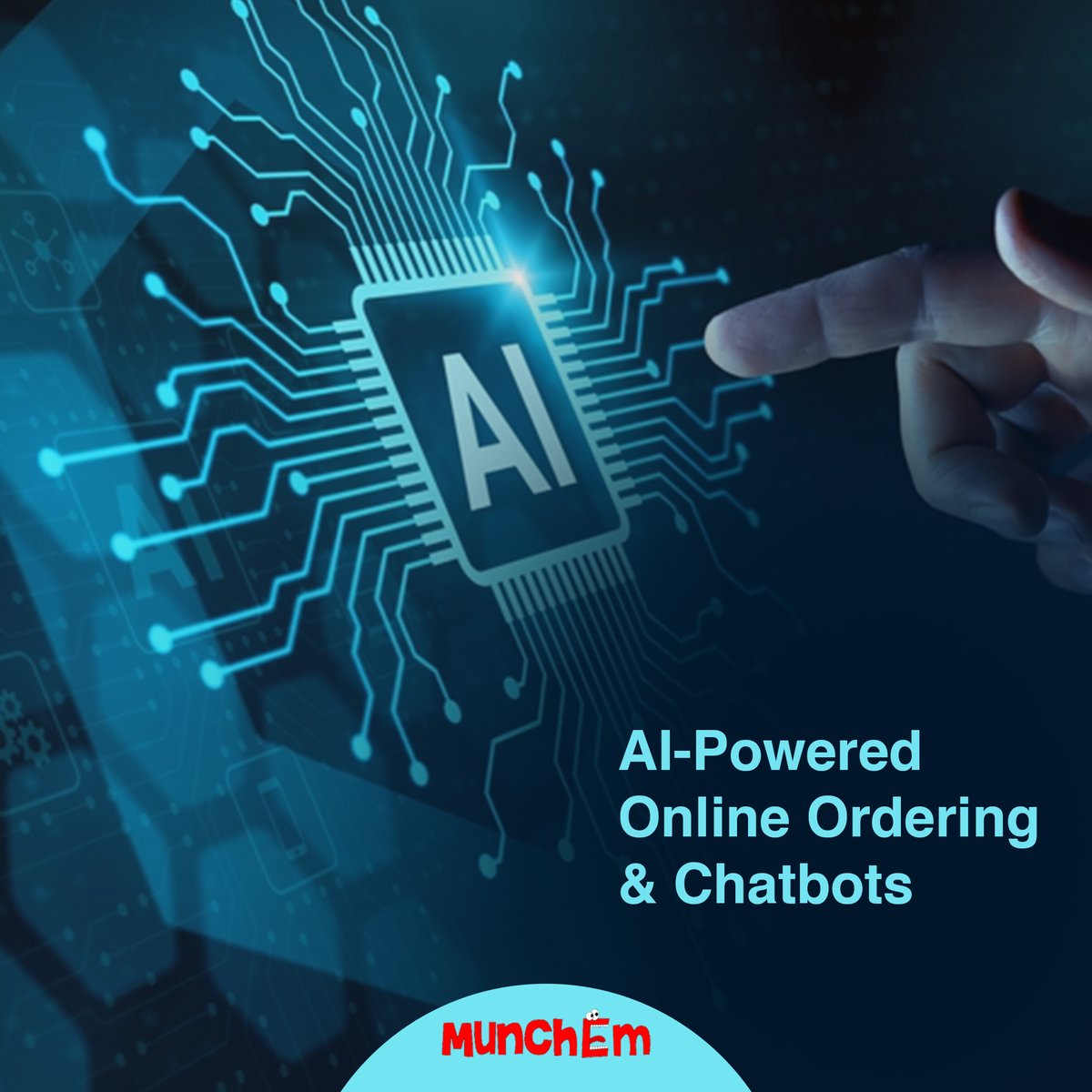 munchemapp's tweet photo. Level up your restaurant game with AI-powered online ordering &amp; chatbots! 🚀 From 24/7 order handling to personalized recommendations, AI is here to make your service faster, smarter, and error-free. 🍽️ Don’t miss out on the future of dining! https://t.co/Ru70lUvJ9F