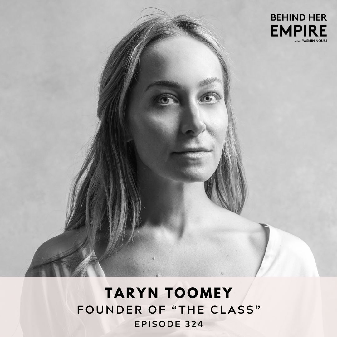 In this week's episode, we're joined by Taryn Toomey, the Founder of The Class, a fitness method and “practice of self study” that incorporates cardio, meditation, and therapeutic yelling. Full episode available here: behindherempire.com/episode/taryn-…
