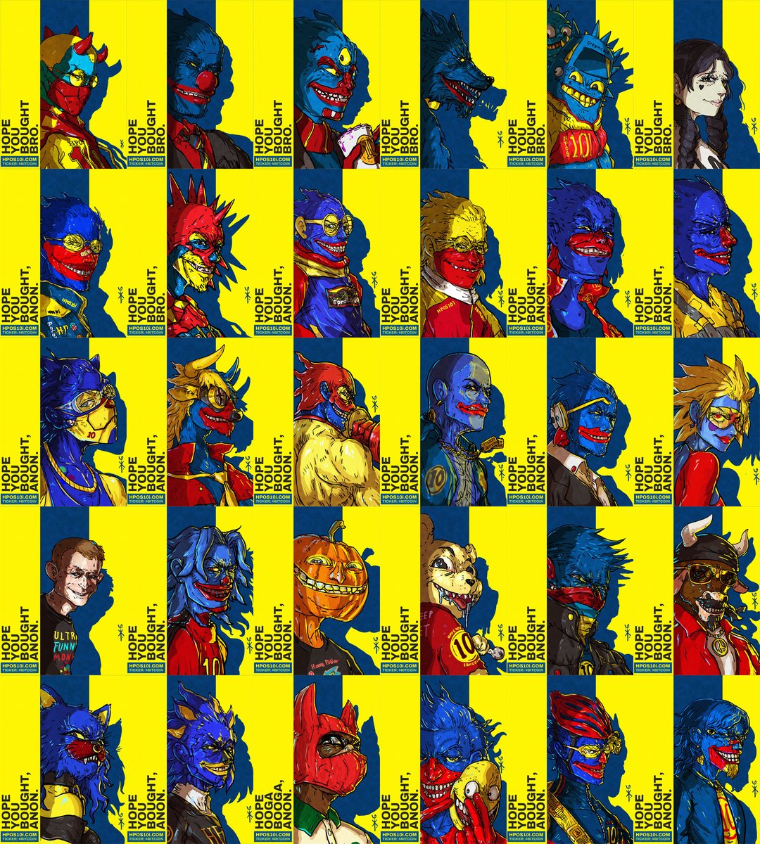 mryxji's tweet photo. Marks 30 art pieces into
"HOPE YOU BOUGHT, BRO/ANON"
how long has it been?

I wish you find a ticker that motivates you to keep creating with full conviction like i did, 
your internet home.

I found mine.
my home ticker is $BITCOIN
whats yours?

#HarryPotterObamaSonic10Inu https://t.co/HYyYIjxgLH