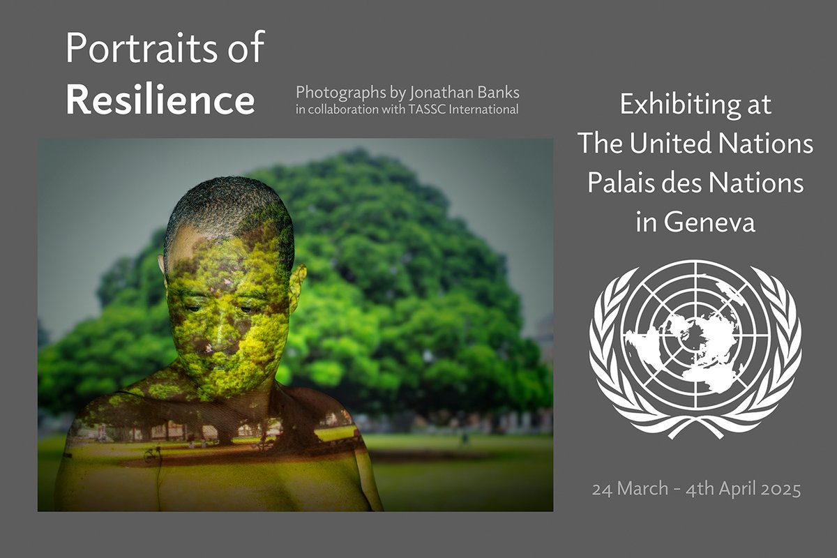 Jonathan Banks (@photobanks) on Twitter photo “Portraits of Resilience” by Jonathan Banks in collaboration with <a href="/TASSCintl/">TASSC International</a> will be exhibited at the <a href="/UN/">United Nations</a> ’s Palais des Nations in Geneva between Monday 24th of March & Friday 4th of April during the 58th session of the #HumanRights Council
#portraitsofresilience #makeadifference “Portraits of Resilience” by Jonathan Banks in collaboration with <a href="/TASSCintl/">TASSC International</a> will be exhibited at the <a href="/UN/">United Nations</a> ’s Palais des Nations in Geneva between Monday 24th of March & Friday 4th of April during the 58th session of the #HumanRights Council
#portraitsofresilience #makeadifference