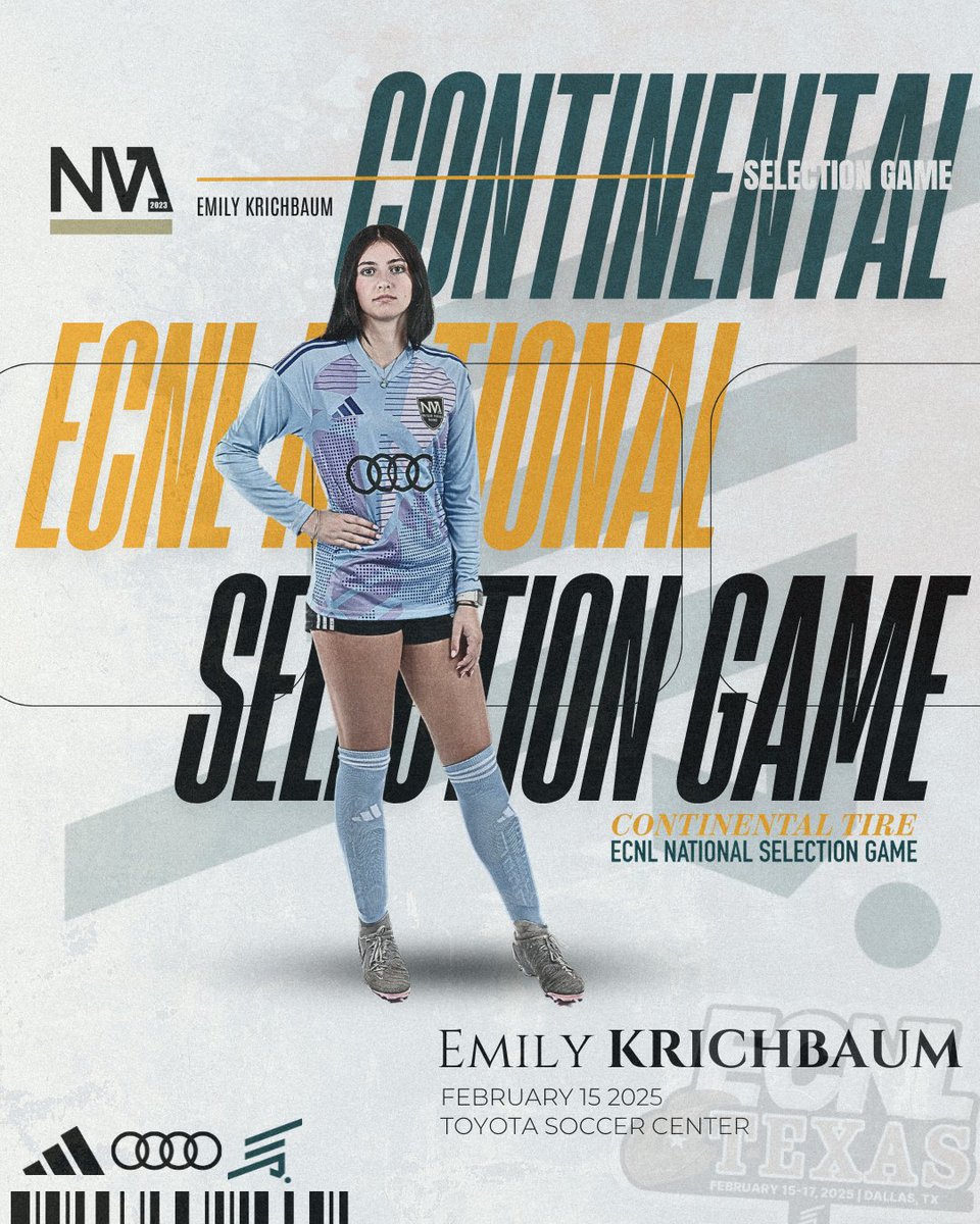 🔥 Big News for NVA! 🔥

Huge congratulations to Ava Ryan and Emily Krichbaum for being selected to compete in the ECNL 
Continental Tire Selection Game this weekend in Texas! 🌟⚽