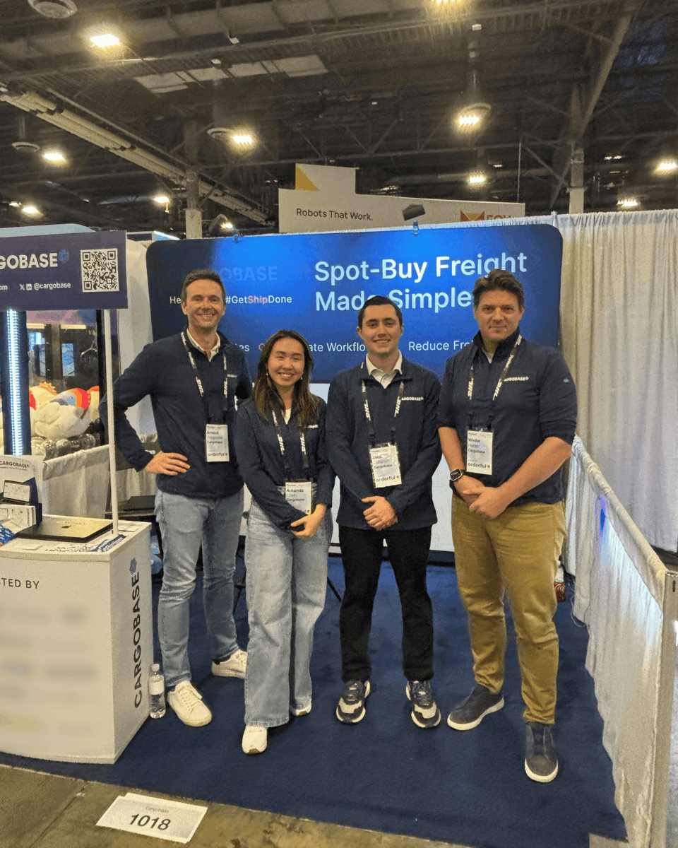 What an incredible event <a href="/ManifestFOL/">Manife.st</a> is turning out to be. Still around? Find us at Stand 1018! Let’s connect—Cargobase helps you ditch the spreadsheets and countless emails for spot-buy quotes, so you can focus on what truly matters—while saving costs. 👀  #Manifest2025