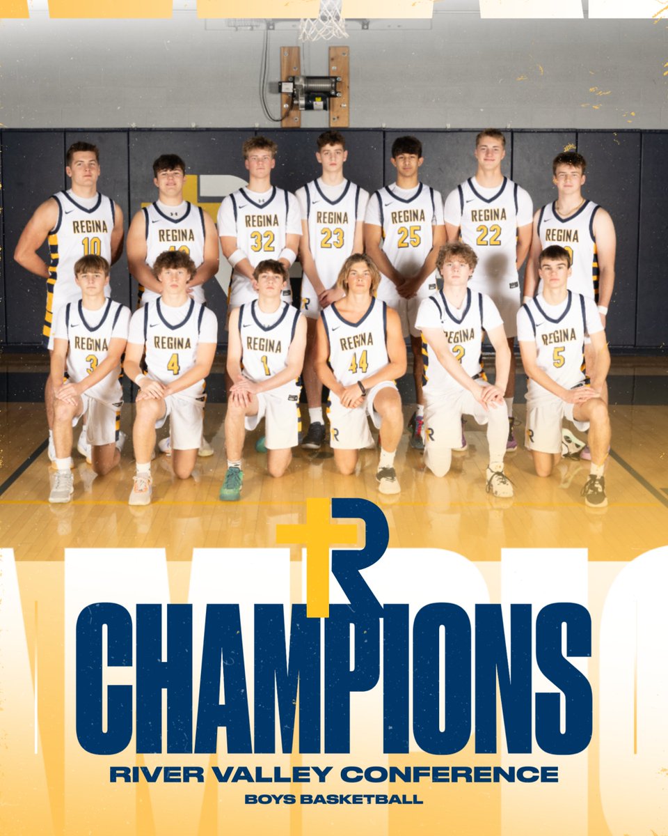 ReginaRegalsAD's tweet photo. Congratulations to BOTH our girls and boys basketball teams for becoming conference champions! 👑🏀 https://t.co/TNgov7C1HY