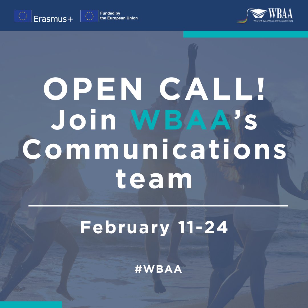 🤔 Interested in joining the #WBAA Communication team?

📢 Applications are now open for 3 candidates!

📅 Deadline: 24 February 2025

↪️ Find out more here: bit.ly/3EMQnla