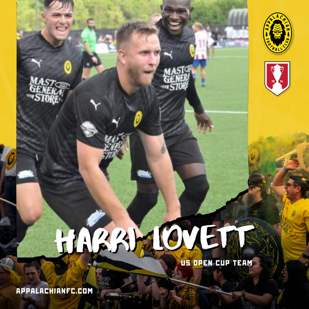 We are excited to have our Griddy-lovin, long-throwin Welshman from Wrexham back in the squad for Open Cup! <a href="/HarriLovett/">Harri Lovett</a> was a big part of our summer roster in 2023 and comes back to Boone for one more cameo appearance! Welcome back Harri!
👣🖤💛⚽️🇺🇸🏆