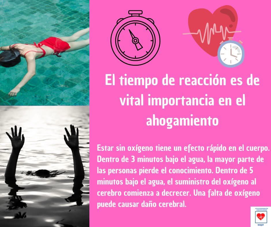 majef_ac's tweet photo. Hoy te hablaremos de la importancia de actuar rápido cuando una persona sufre un ahogamiento en agua.

Si quieres aprender la técnica de RCP ponte en contacto con nosotros. Contamos con un grupo de profesionales y expertos certificados en 🇺🇸 
#RCP  #Reanimación #ahogamiento https://t.co/7rtWijs4GW