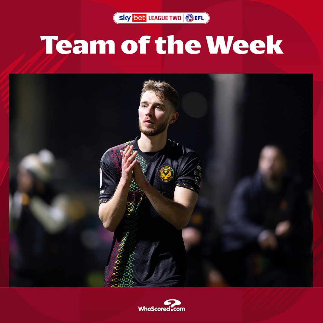 NewportCounty's tweet photo. Congratulations to Nick Townsend and Matt Baker who are both named in #SkyBetLeagueTwo Team of the Week 👏

#OneClubOneCounty
