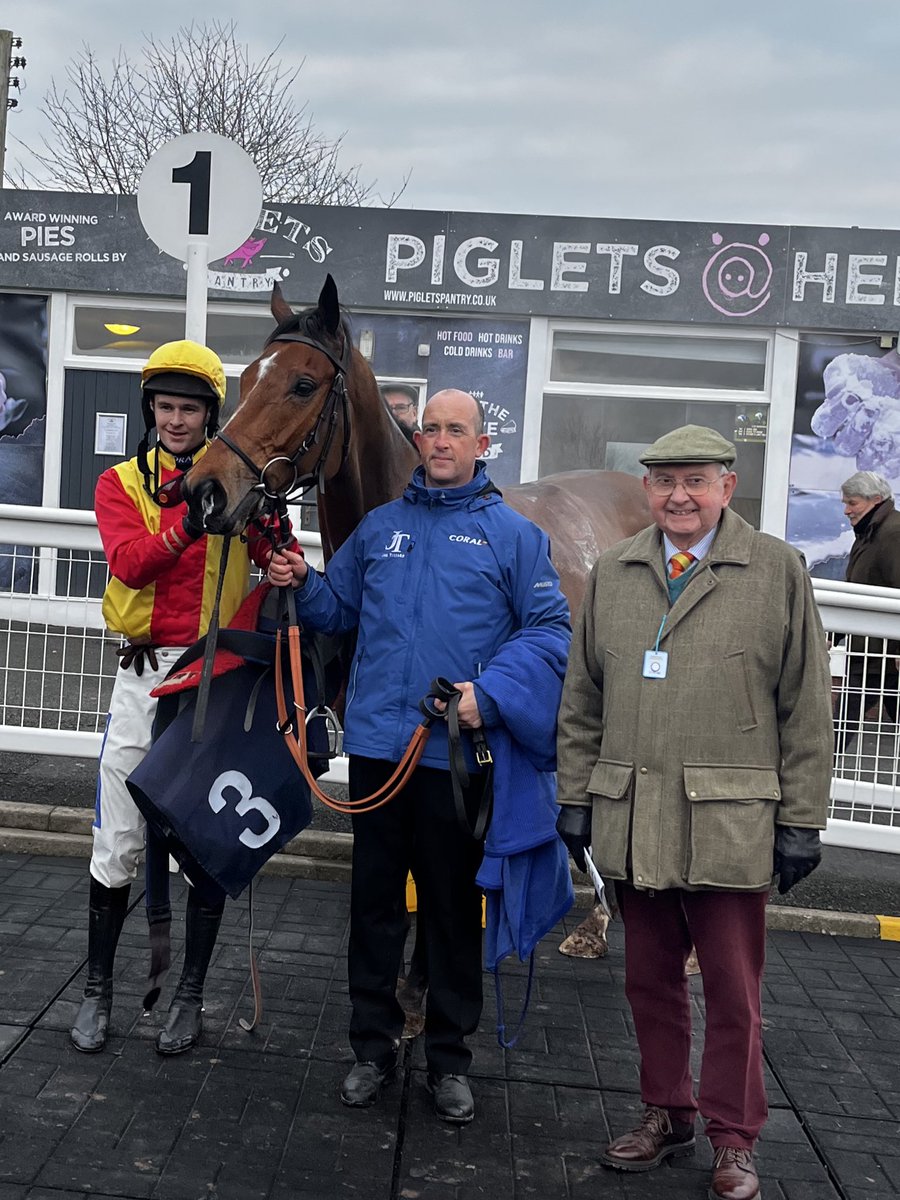 Hereford Racecourse (@herefordraces) on Twitter photo RACE 7 RESULT - The Eco Scheme Countryside Family Raceday 23rd February Open NH Flat Race
🥇 Kool Kid
🥈 Race To Base
🥉 Peter’s Last Deal
Jockey: <a href="/bpowell13/">Brendan Powell</a>
Trainer: <a href="/TizzardRacing/">Joe Tizzard Racing</a>
Owners: Swallowfield Racing RACE 7 RESULT - The Eco Scheme Countryside Family Raceday 23rd February Open NH Flat Race
🥇 Kool Kid
🥈 Race To Base
🥉 Peter’s Last Deal
Jockey: <a href="/bpowell13/">Brendan Powell</a>
Trainer: <a href="/TizzardRacing/">Joe Tizzard Racing</a>
Owners: Swallowfield Racing