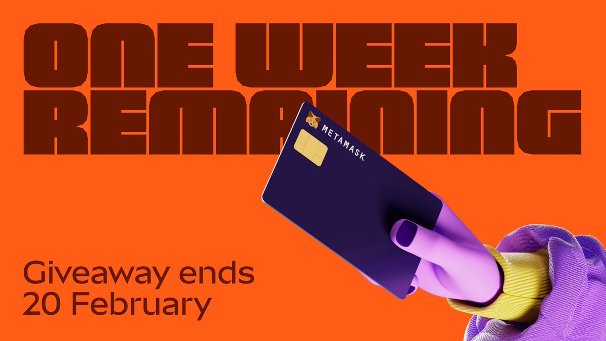 Have you been tapping your MetaMask Card?

Our EU &amp; Switzerland foxes have just over a week left for their chance to win €1,000 worth of ETH. 🇪🇺🇨🇭🦊