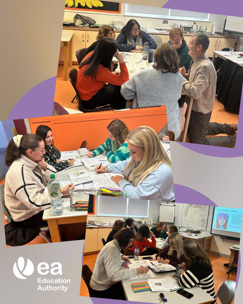 The EA's Specialist Setting Support Team delivered an 'Inclusion and Wellbeing Professional Learning and Development' session in St Fanchea's College, Enniskillen.

The professional learning and development session was delivered to the staff working within their specialist