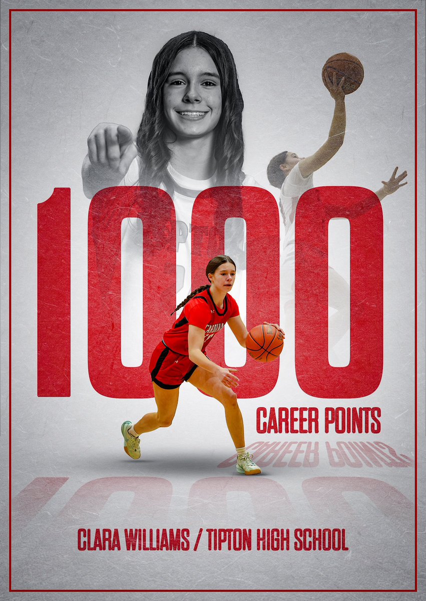 Congratulations <a href="/ClaraWi97012383/">Clara Williams</a> on reaching your 1000th career point! Absolute beast!