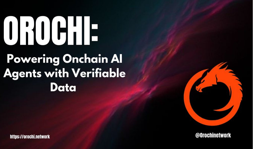 Promxy22's tweet photo. Orochi is revolutionizing AI onchain!
We power AI agents with verifiable data, ensuring trust, transparency, and security in the decentralized world.
The future of AI x Blockchain is here. Are you ready?
#Orochi #OnchainAI #VerifiableData @OrochiNetwork https://t.co/Y4C2rRW3Bk