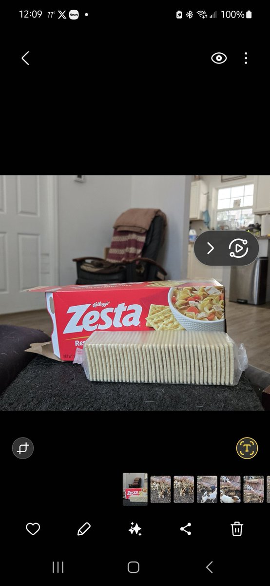 Nanastump's tweet image. Zesta crackers has not only shortened their boxes, but they have shortened the stacks of crackers inside the boxes. Cheating us out of what we purchased.