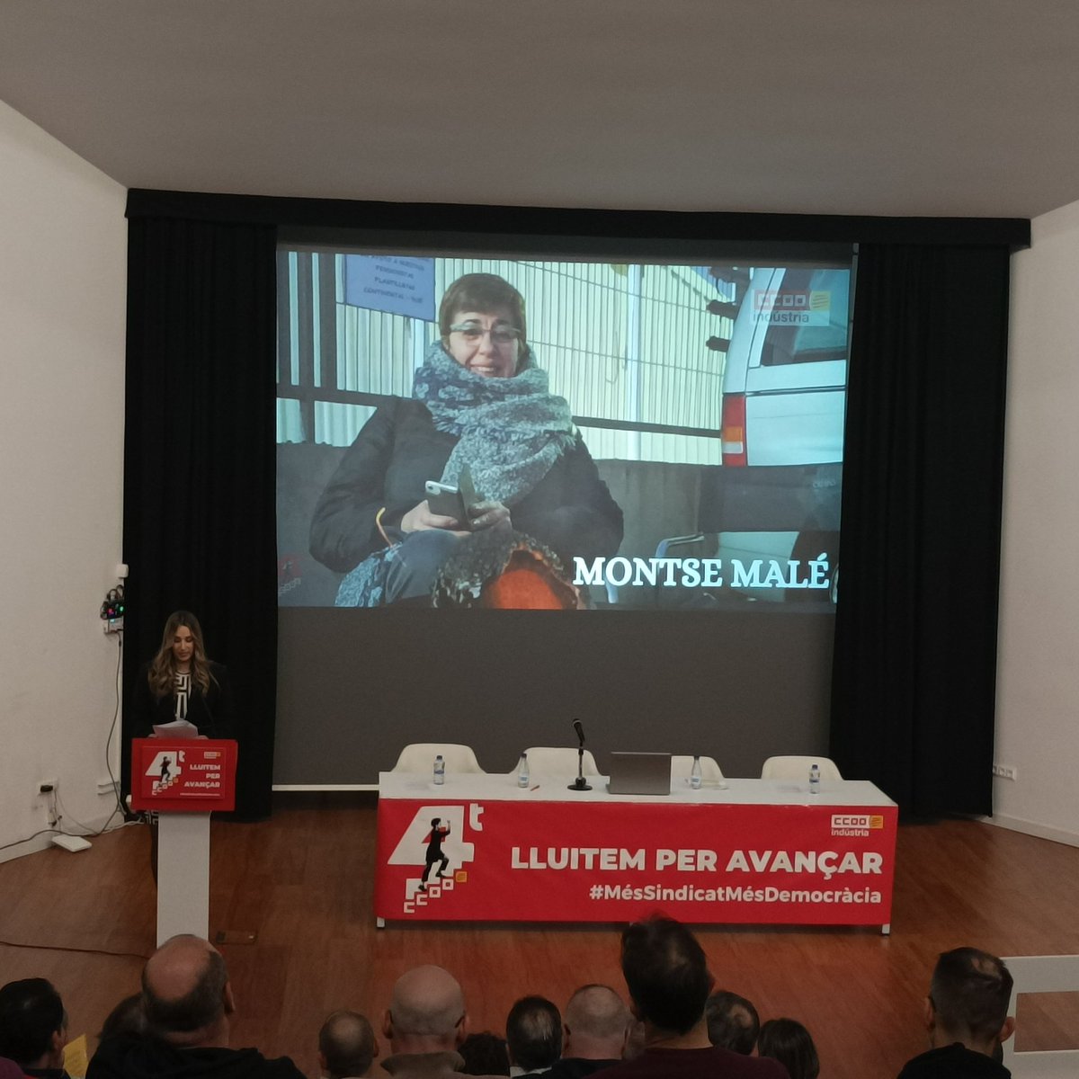 Hoy se ha celebrado el congreso del VOCC, con un  emotivo recuerdo  a la compañera Montse y el reconocimiento a Mónica y Juan Miguel, Cristina Priego, te deseo muchos aciertos y Bona Feina CCOO✊