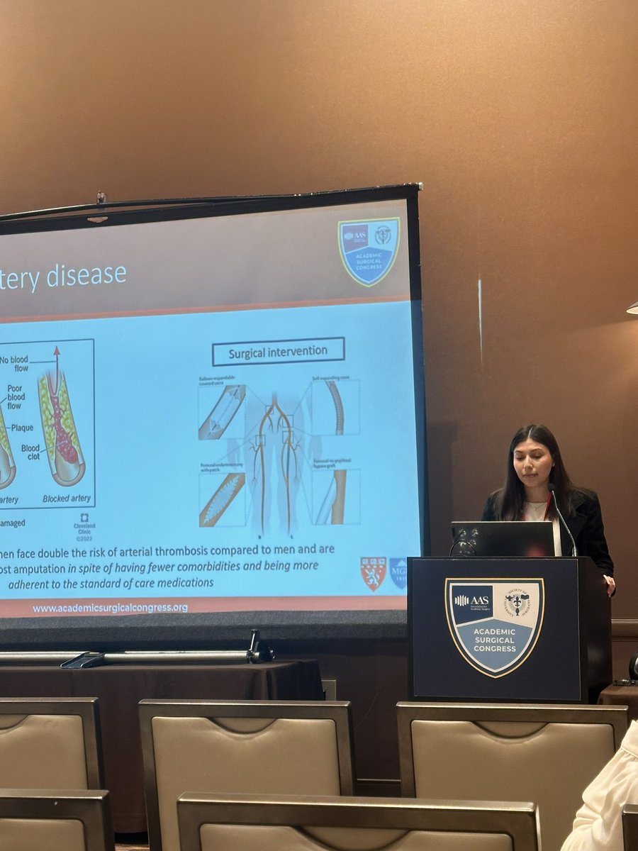 Mounika Boya (@mounikanaidu4) on Twitter photo <a href="/AdrianaR99566/">Adriana Rodriguez Alvarez</a> killing it at #ASC2025 emphasizing the need to factor in sex differences in optimizing anti-platelet therapy in PAD patients post revascularization!
<a href="/AnahitaDua/">Anahita Dua MD MS MBA FACS</a> <a href="/sspatel0/">Shiv S. Patel</a> <a href="/isabella_cieri/">Isabella Ferlini Cieri, MD</a> <a href="/MGHVascular/">Mass General Vascular</a> <a href="/MGHSurgery/">Mass General Surgery</a> <a href="/AdrianaR99566/">Adriana Rodriguez Alvarez</a> killing it at #ASC2025 emphasizing the need to factor in sex differences in optimizing anti-platelet therapy in PAD patients post revascularization!
<a href="/AnahitaDua/">Anahita Dua MD MS MBA FACS</a> <a href="/sspatel0/">Shiv S. Patel</a> <a href="/isabella_cieri/">Isabella Ferlini Cieri, MD</a> <a href="/MGHVascular/">Mass General Vascular</a> <a href="/MGHSurgery/">Mass General Surgery</a>