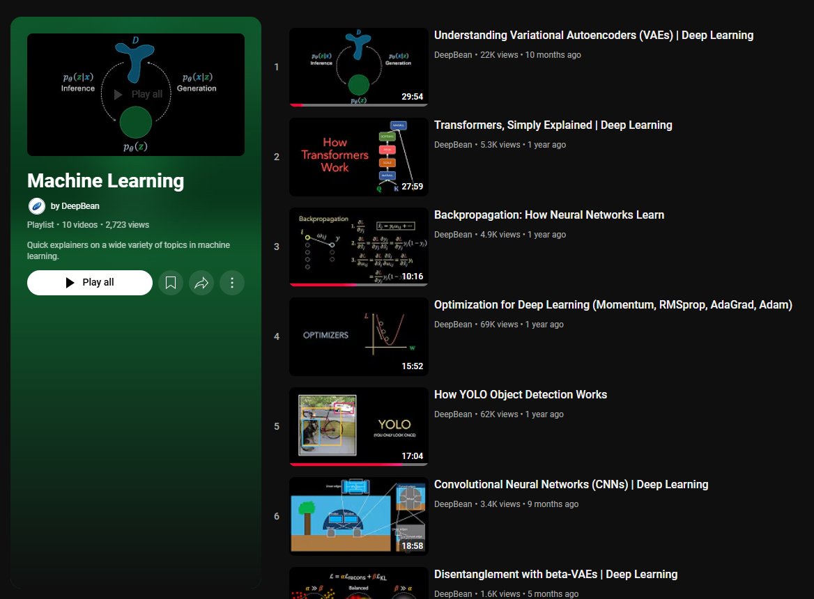 victor_explore's tweet image. This Machine Learning playlist has nice animations to understand the concepts