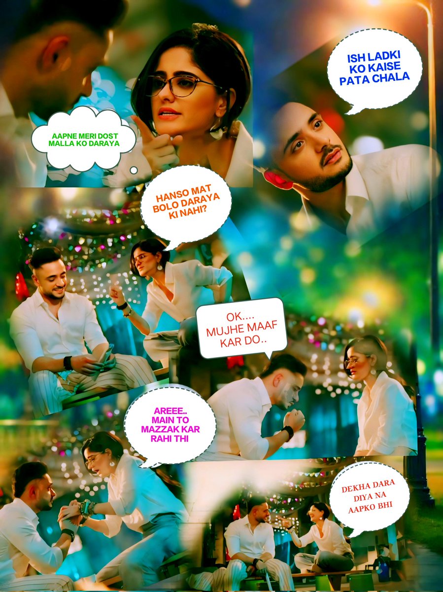 DARA DIYA NA 😛😂 
#Ayeshasingh #AdnanKhan #MannatHarKhushiPaaneKi #mannat