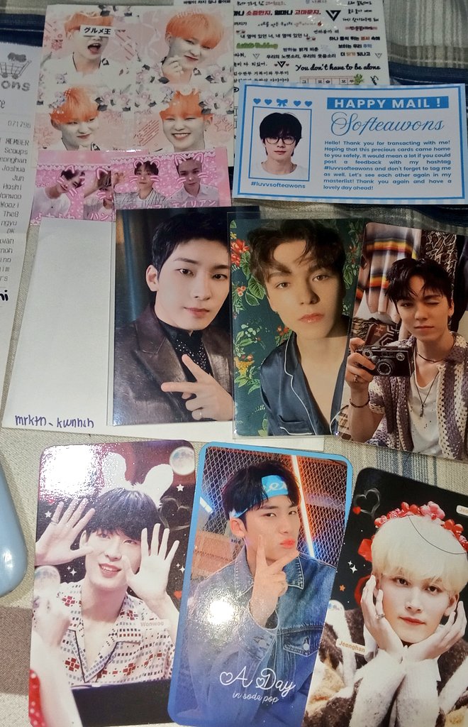 mrktn_kwnhsh's tweet photo. ʚ mails ❄︎彡 @yemscorner // @softeawons
— hello! the pcs are here na po~ ღ'ᴗ'ღ sparks so much! ♡ tysm for the hassle-free transaction. thank you for the freebies too~ ><♡
#luvvsofteawons https://t.co/wlXimri82g