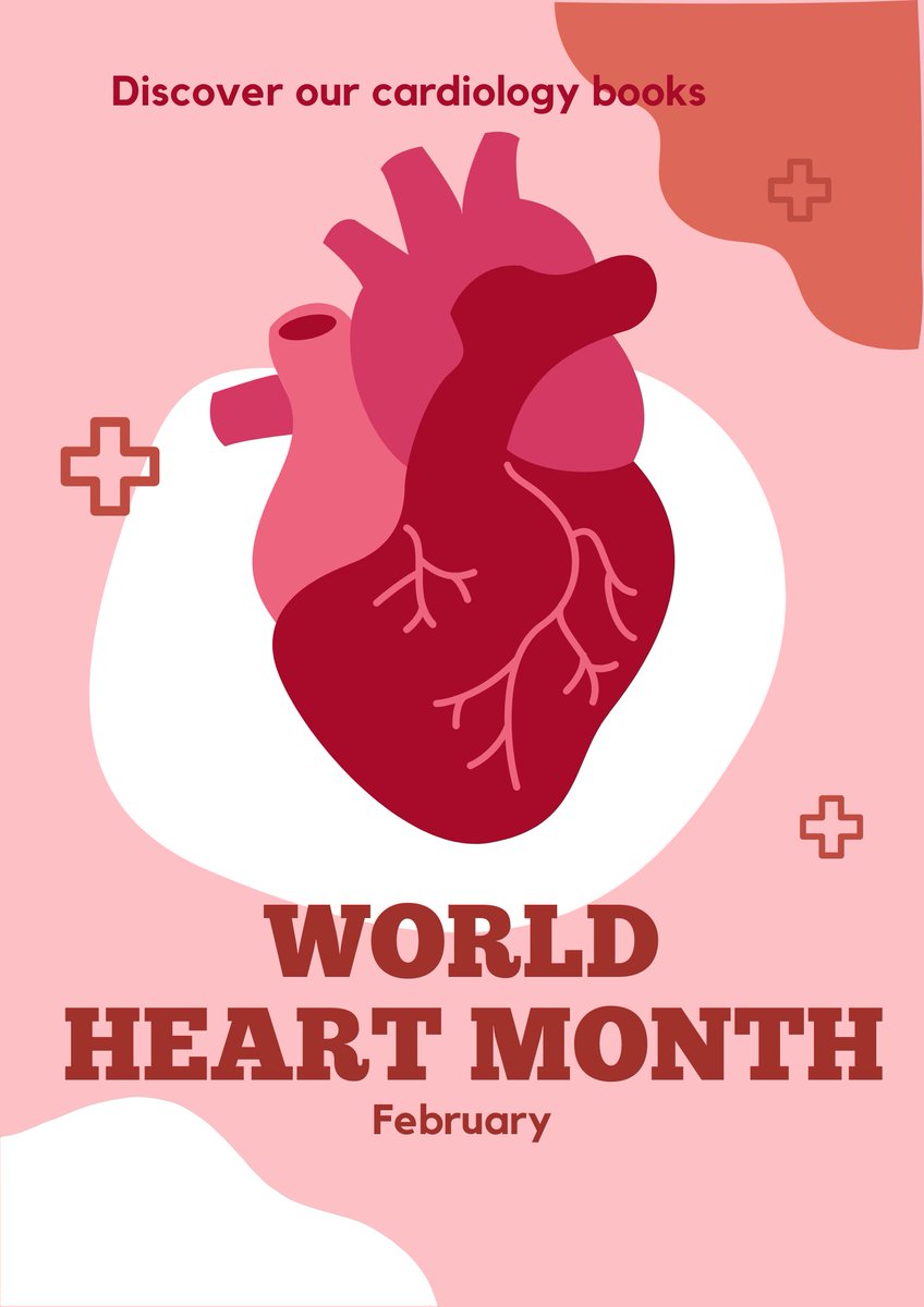 It's World Heart Month. Click here for a full list of our Cardiology books and E-books: shorturl.at/r9u9P