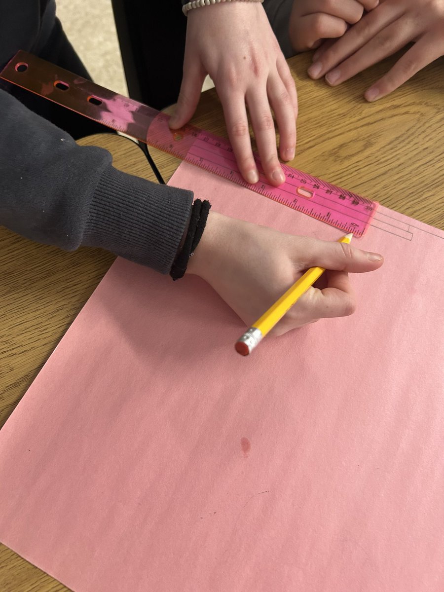 Using our measurement skills to create pixel hearts! ❤️🩷📏