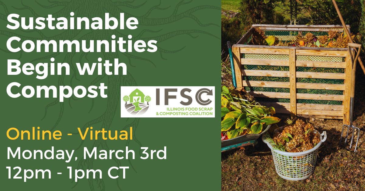 ILStewards's tweet image. Kicking off the 4th Annual Soil Health Week is this online event: 𝑺𝒖𝒔𝒕𝒂𝒊𝒏𝒂𝒃𝒍𝒆 𝑪𝒐𝒎𝒎𝒖𝒏𝒊𝒕𝒊𝒆𝒔 𝑩𝒆𝒈𝒊𝒏 𝒘𝒊𝒕𝒉 𝑪𝒐𝒎𝒑𝒐𝒔𝒕. Register for this event and many more happening online and in-person, March 3-9, here:
ilstewards.org/soil-health-we…